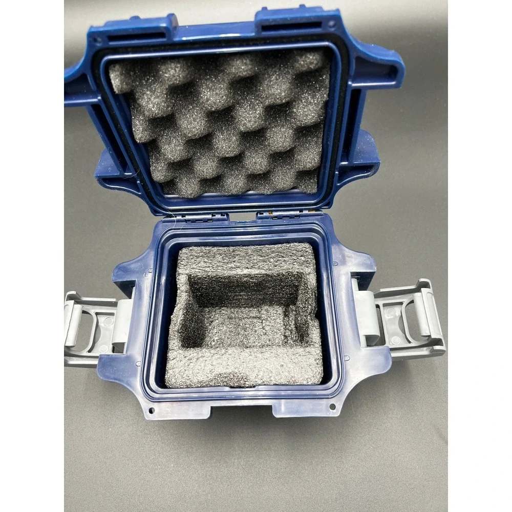 Invicta Limited Edition Impact Case Single Slot Watch Box Blue Plastic Rugged